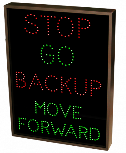 Directional Systems Product #34521 - STOP | GO | BACKUP | MOVE FORWARD