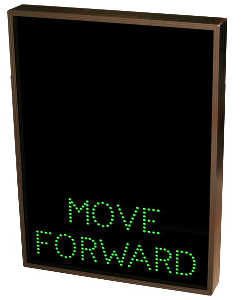 Directional Systems STOP | GO | BACKUP | MOVE FORWARD (120-277 VAC) - 34521 Product Message