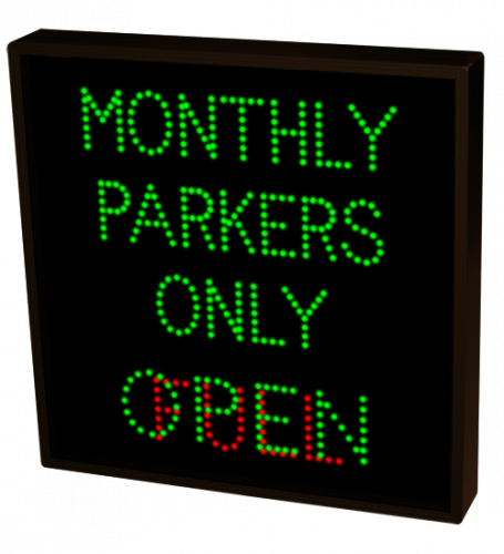 Directional Systems Product #37634 - MONTHLY PARKERS ONLY | OPEN | FULL