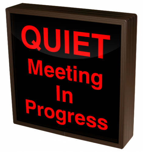 Directional Systems Product #38659 - QUIET Meeting In Progress