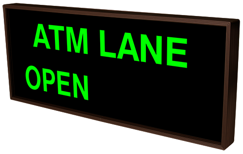 Directional Systems ATM LANE | OPEN | CLOSED (120-277 VAC) - 38983 Product Message