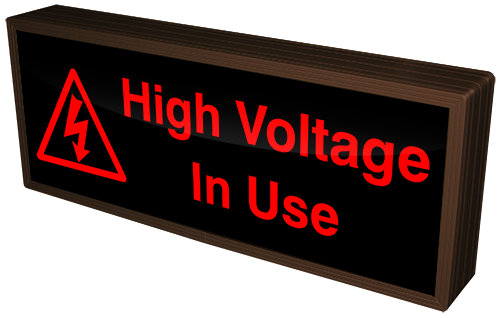 Directional Systems Product #40299 - High Voltage In Use w/ High Voltage Symbol