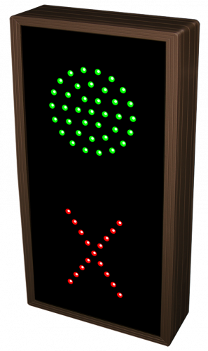 Directional Systems Product #42300 - 3.5 in dia, Green Indicator Dot | X