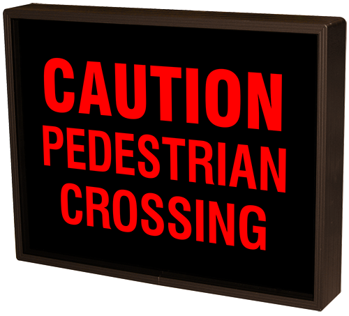 Directional Systems Product #42886 - CAUTION PEDESTRIAN CROSSING