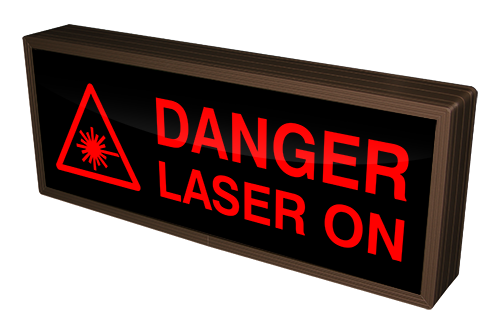 Directional Systems 47216 PHX718R-K133/12-24VDC DANGER LASER ON w/ Laser Symbol (12-24 VDC) Image