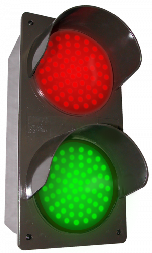 Directional Systems 51592 TCILV-RG/12-24VDC LED Traffic Controller - Vertical, Red-Green (12-24 VDC) Image