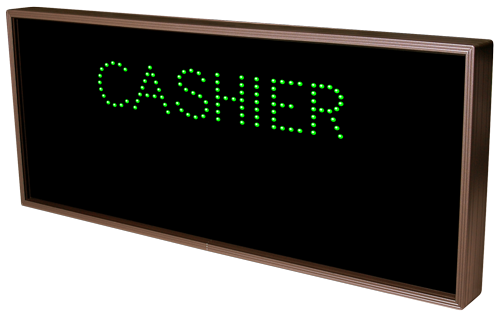 Directional Systems CASHIER | CREDIT CARD ONLY | CLOSED (12-24 VDC) - 52142 Product Message