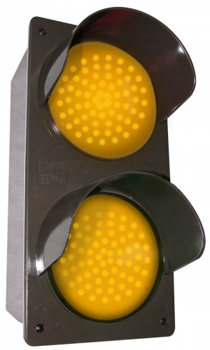 Directional Systems 52172 TCILV-AA/120-277VAC LED Traffic Controller - Vertical, Amber-Amber (120-277 VAC) Image