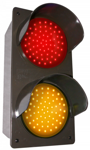 Directional Systems 52174 TCILV-RA/120-277VAC LED Traffic Controller - Vertical, Red-Amber (120-277 VAC) Image
