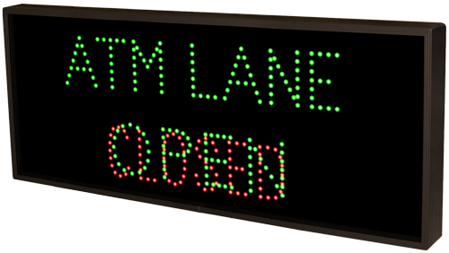 Directional Systems Product #5257 - ATM LANE | OPEN | CLOSED