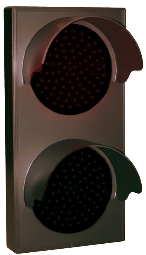 Directional Systems Indicator Dot, Double with Hoods, vertical, 4 in dia, Red - Green (120-277 VAC) - 5439 Product Message