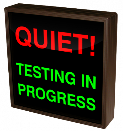Directional Systems Product #55263 - QUIET! TESTING IN PROGRESS